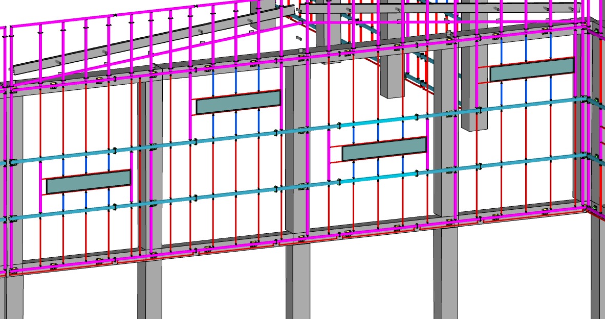 Evkur A.Ş. Çelik Yapı Modeli