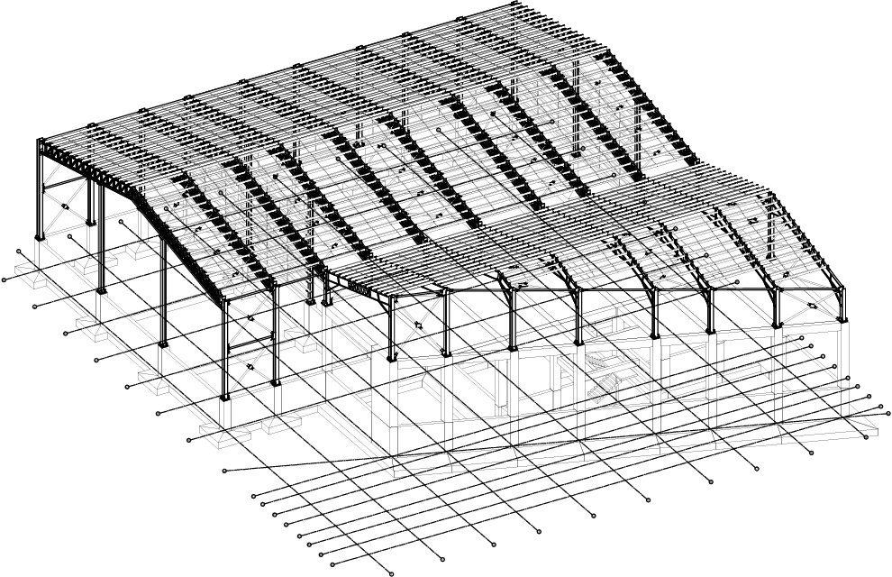 Betonarme ve Çelik Üretim Binası Projesi